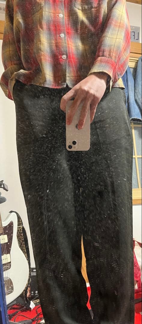 う*ー様 special 50s ブラック レーヨンギャバジン ヴィンテージ ス