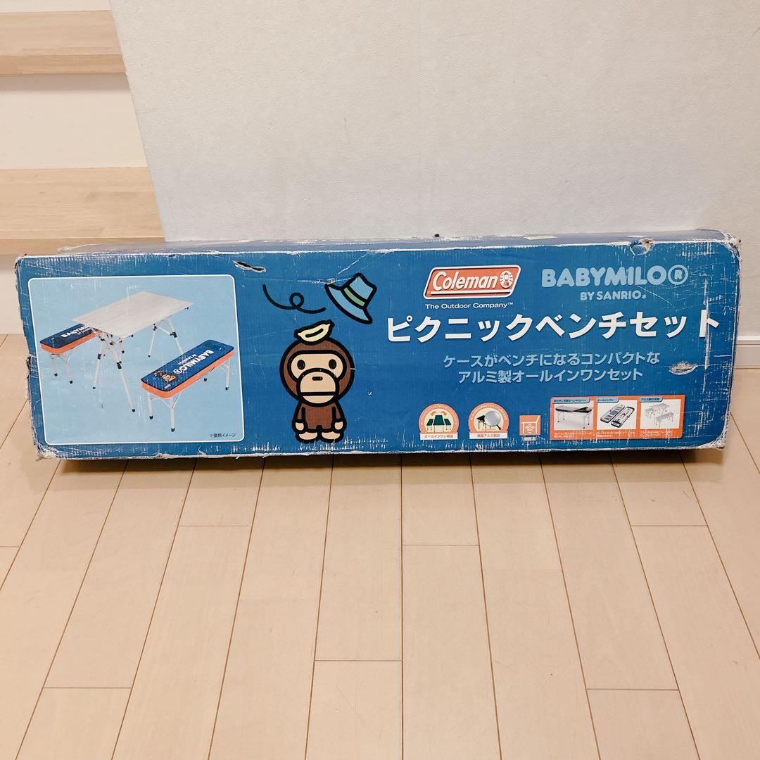 廃盤品 Coleman ベビーマイロ ピクニックベンチセット Sanrio