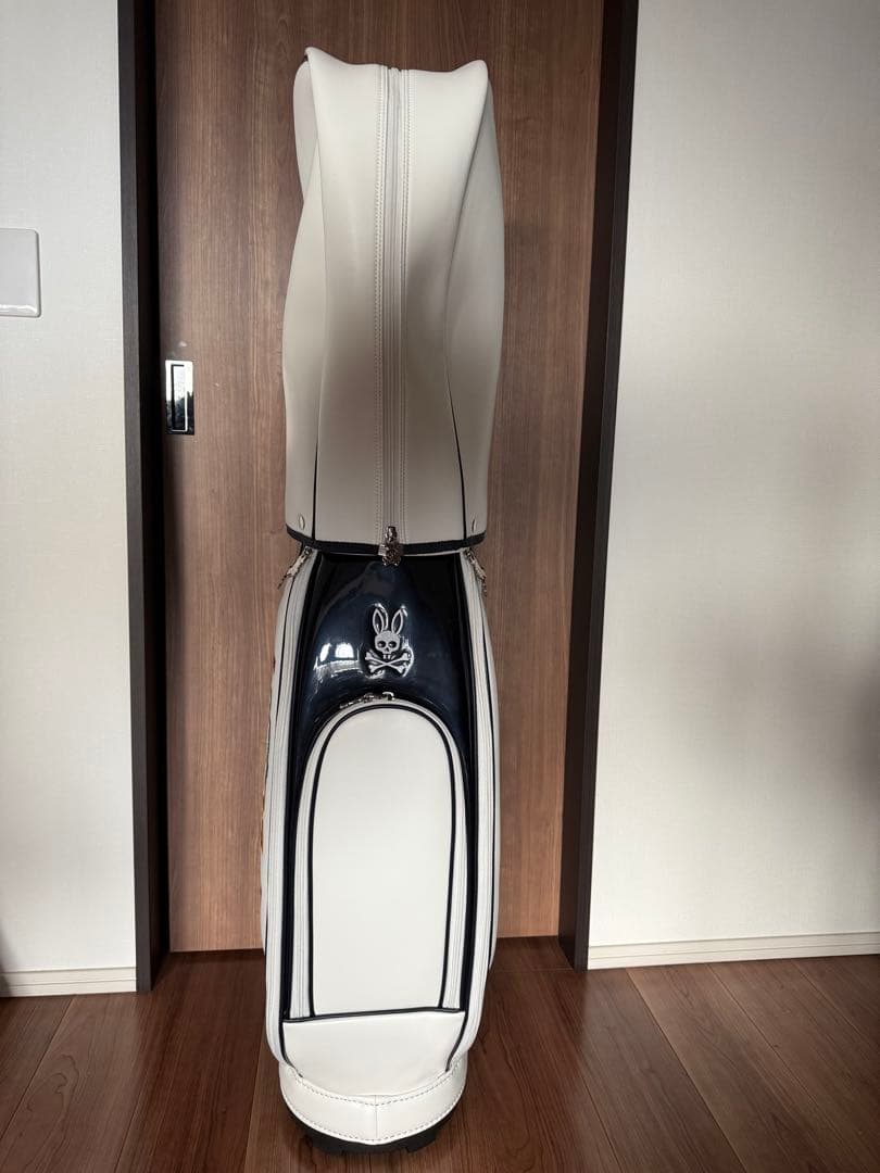 PSYCHO BUNNY キャディバッグ ホワイト