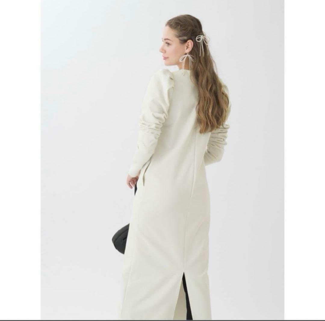 ツルバイマリコオイカワ TSURU ロングワンピース Dorothee ホワイト