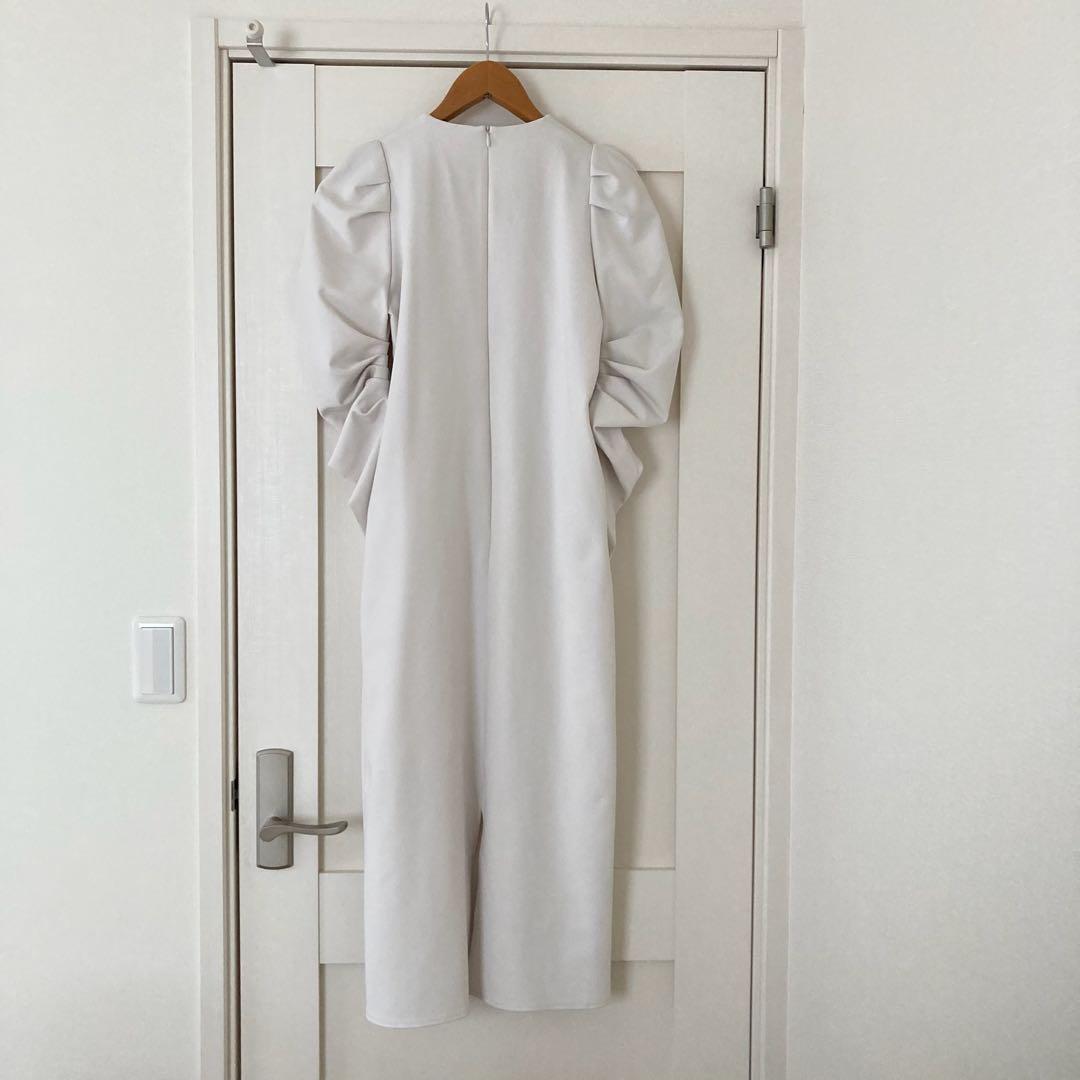 ツルバイマリコオイカワ TSURU ロングワンピース Dorothee ホワイト