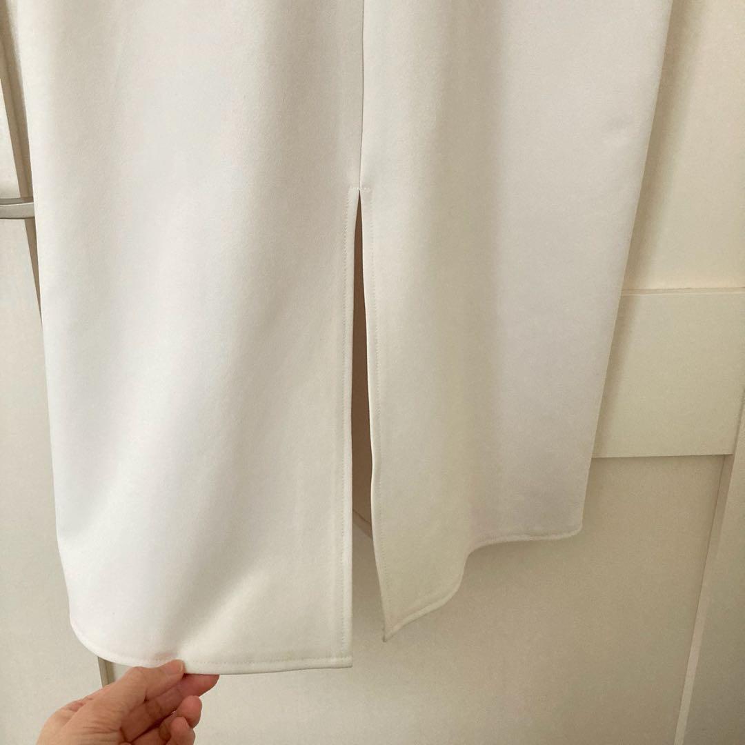 ツルバイマリコオイカワ TSURU ロングワンピース Dorothee ホワイト