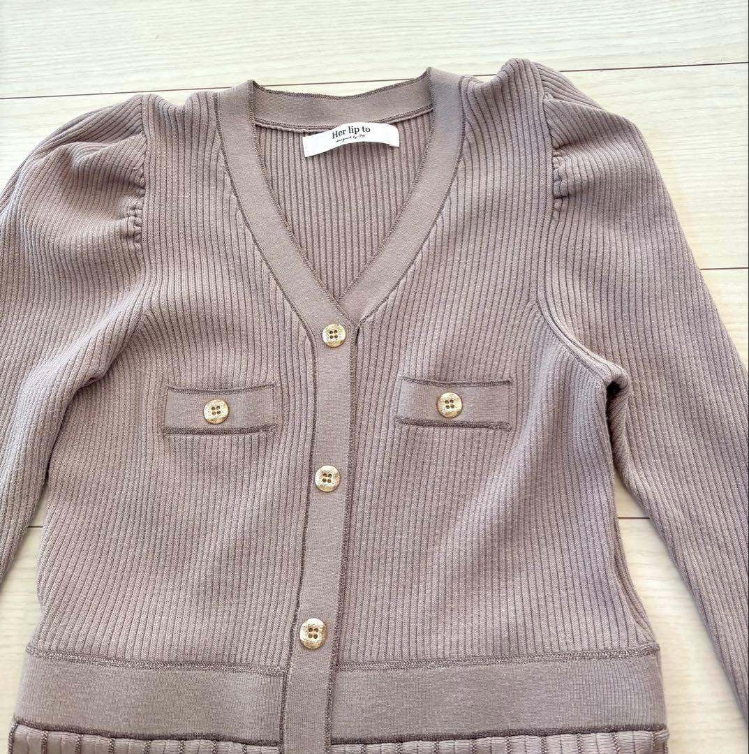 美品♡【herlipto】sweet room knit long dress