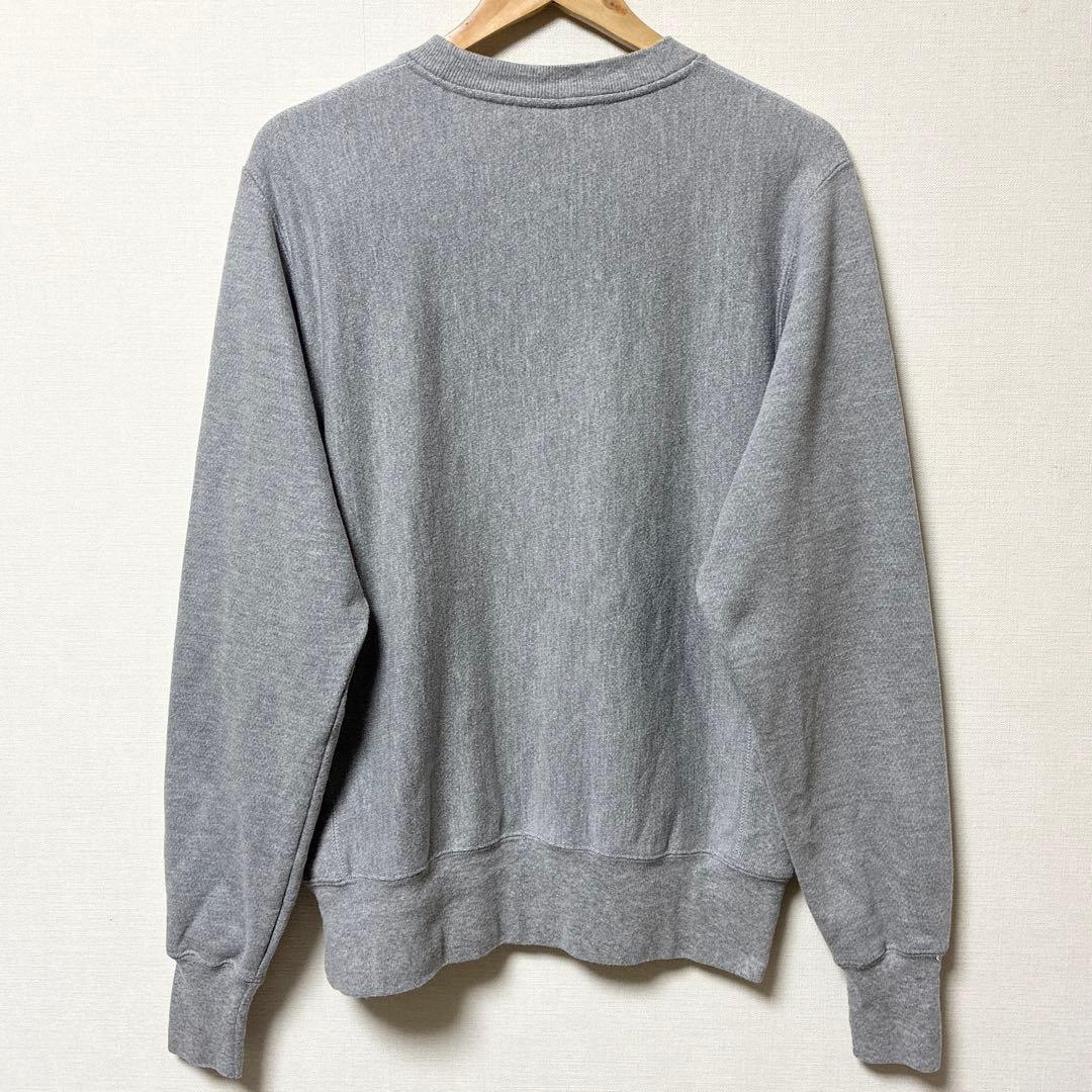 美品 Champion MoMAロゴ スウェット S グレー