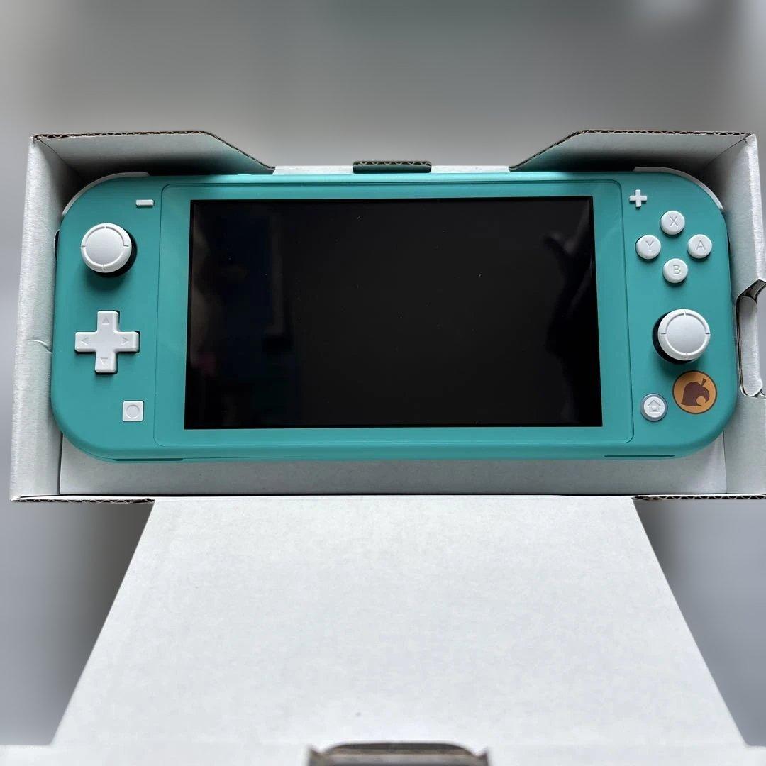 スイッチライト本体 あつまれどうぶつの森セット まめきち&つぶきちアロハ柄