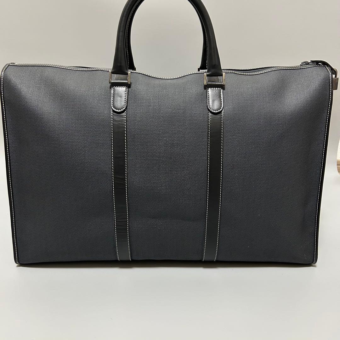 dunhillダンヒル ボストンバッグ ハンドバッグ トラベルバッグ ブラック