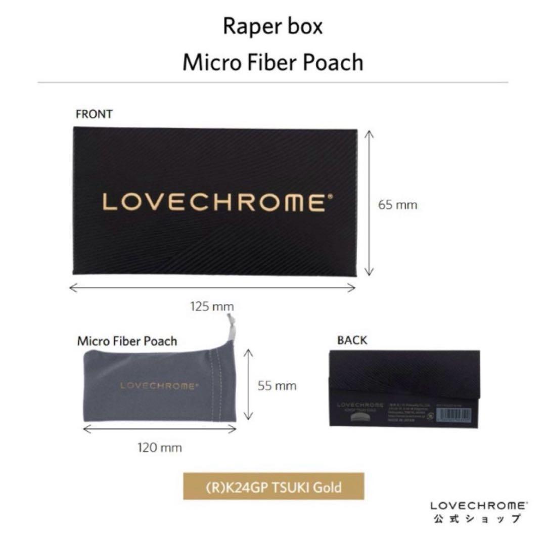 【即日発送‼️】K24GPツキ ゴールド LOVECHROME