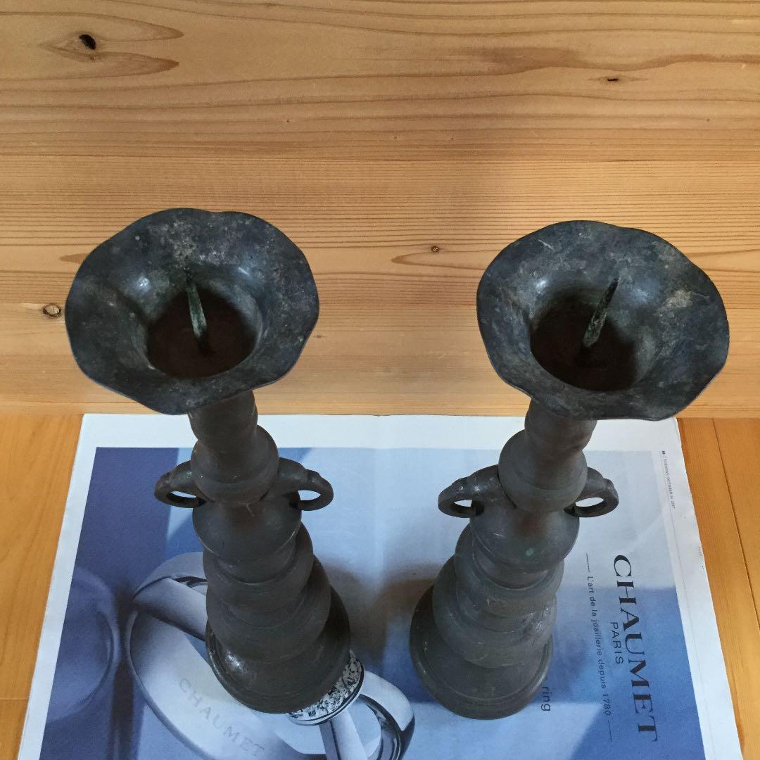 江戸時代の燭台２対