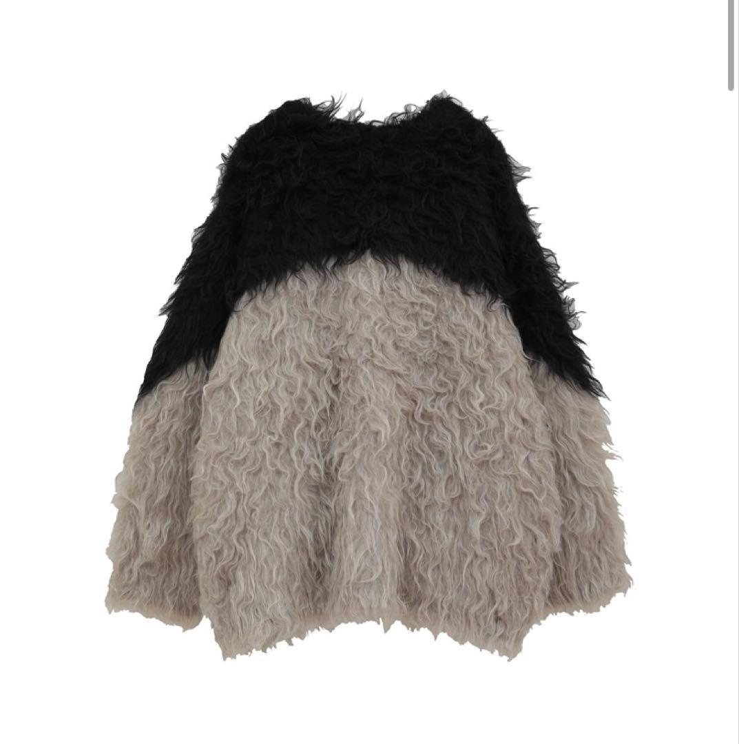 CLANE 新品・タグ付き SHAGGY KNIT CARDIGANサイズ1