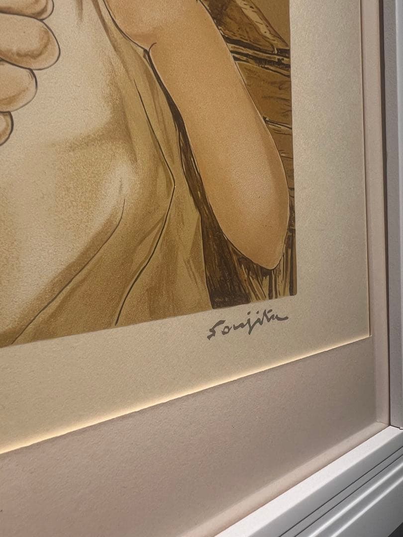 専用他の方発送×藤田嗣治 【フォークを持つ少女】 刻印あり