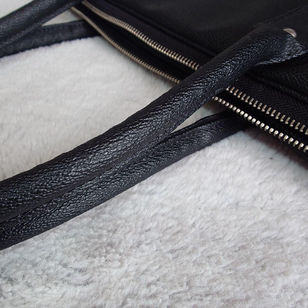 B印 吉田 ポーター ビジネス トートバッグ レザー 黒