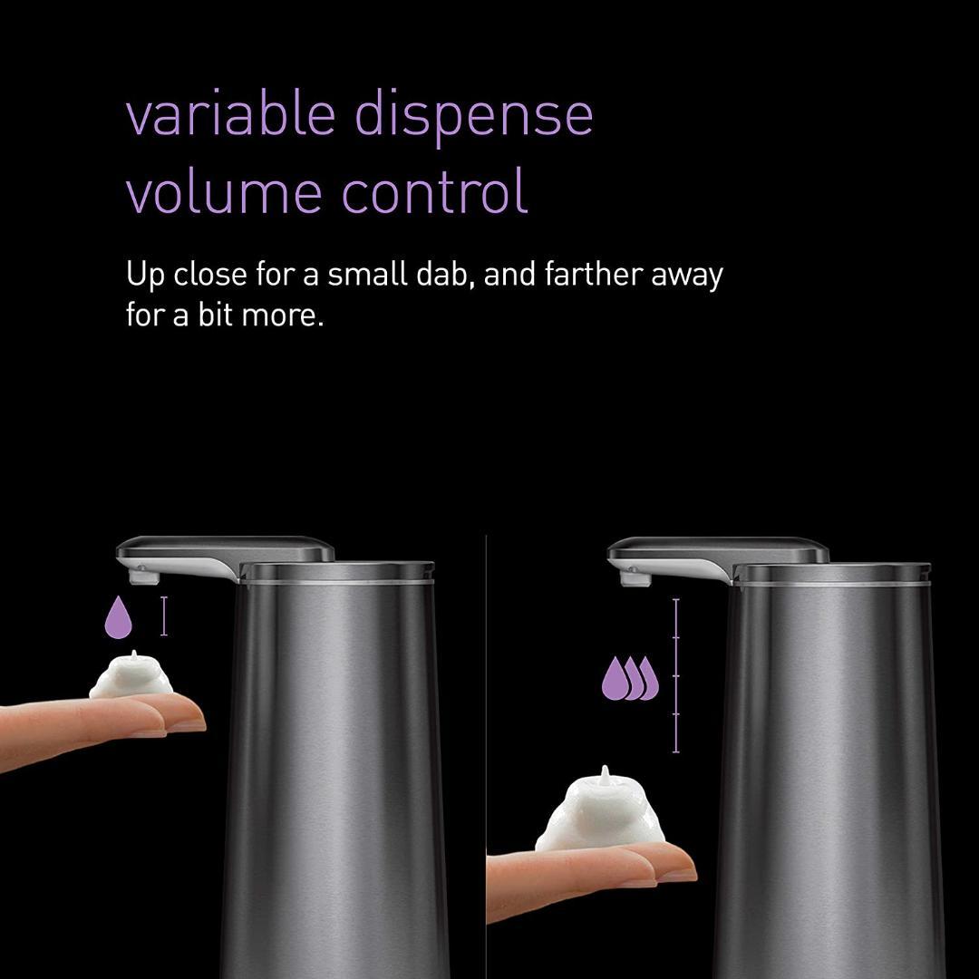 美品｜泡タイプ　シンプルヒューマン タッチフリーフォームディスペンサー ツヤ有