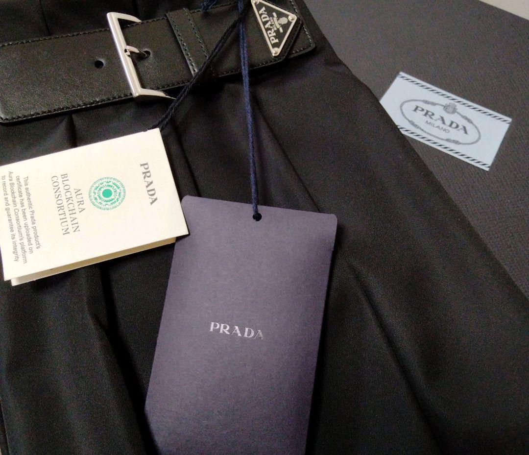 専用!!　PRADA◆プラダ RE NYLON 製 プリーツスカート