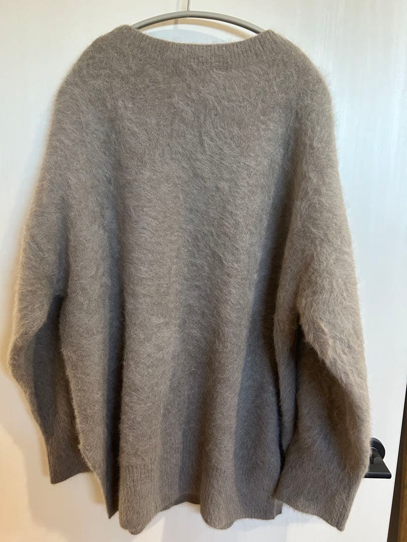 美品　カプリシューレマージュ　FOXカシミアチュニック　モカ