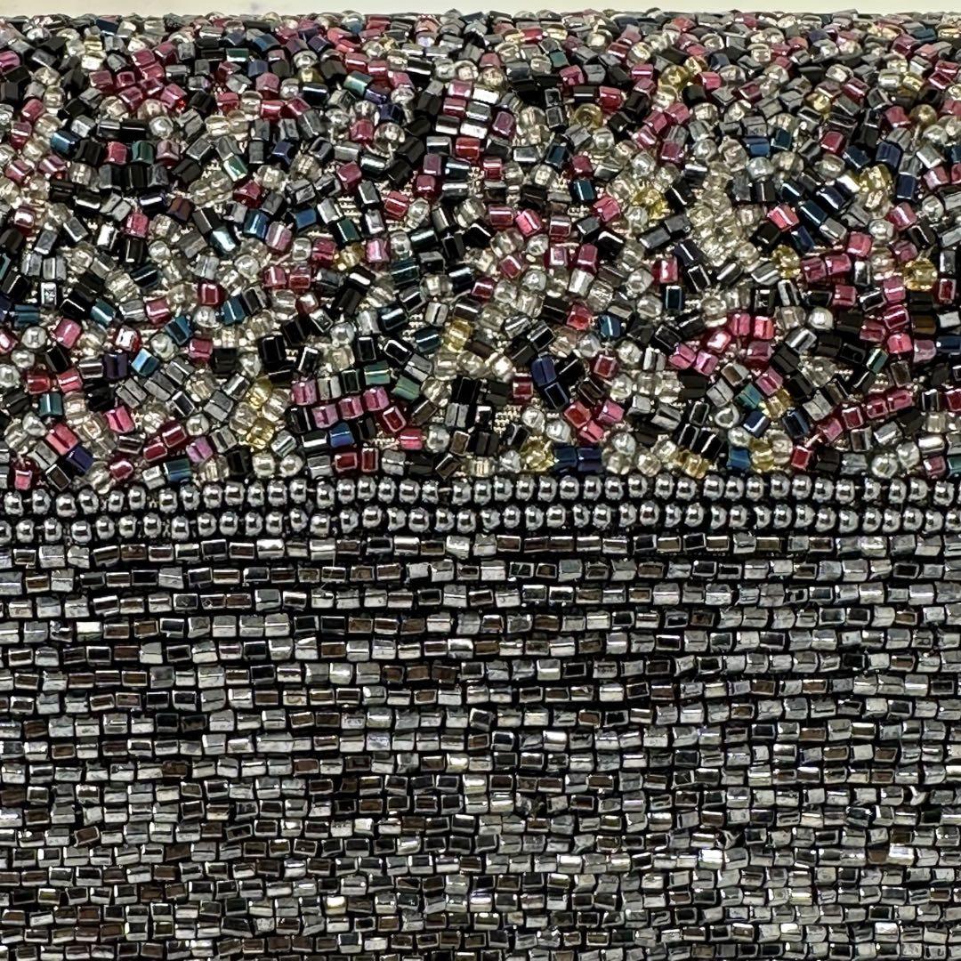 【美品】 KATORIYA ビーズバッグ 2way ショルダー付き 希少 h6