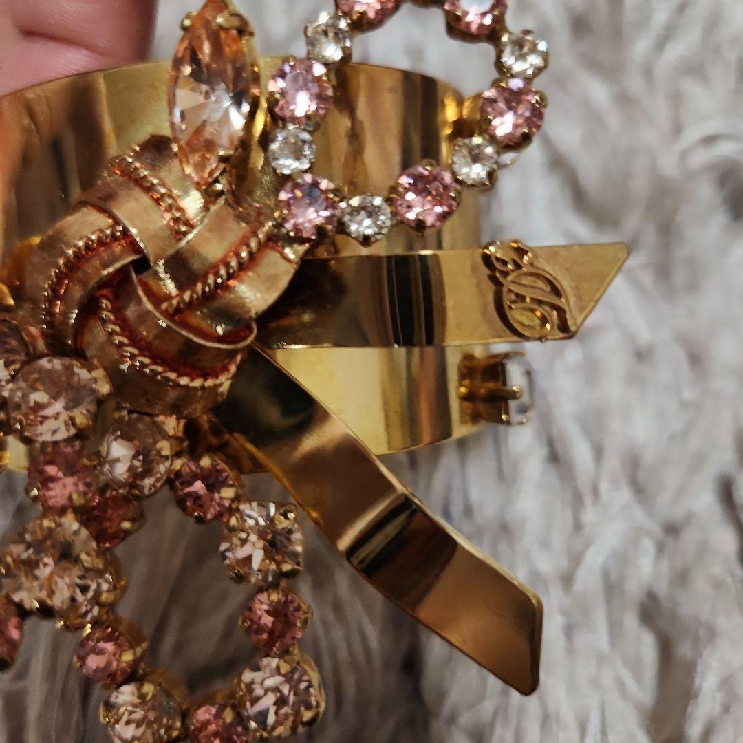 激レアロゴ入り☆ディースクエアード☆ビジューリボンバングル