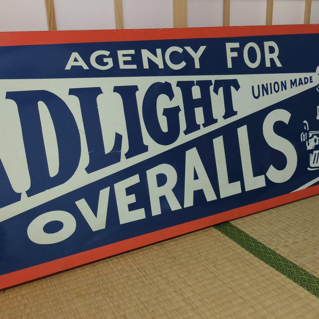 専用!!　ヘッドライト大型ブリキ看板　50年代復刻レプリカ?　ビンテージ