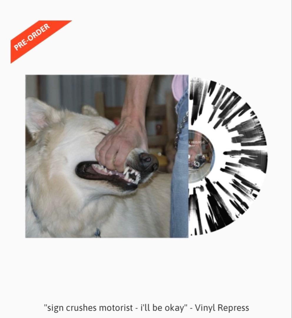 sign crushes motorist「I'll Be Okay」　LP