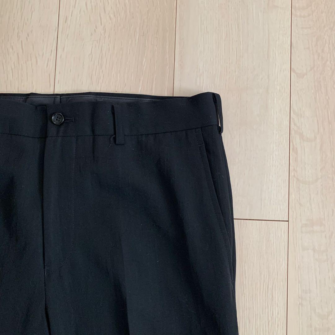 美品　コムデギャルソン　ウールスラックス　BLACK 2008年製　Ｓ