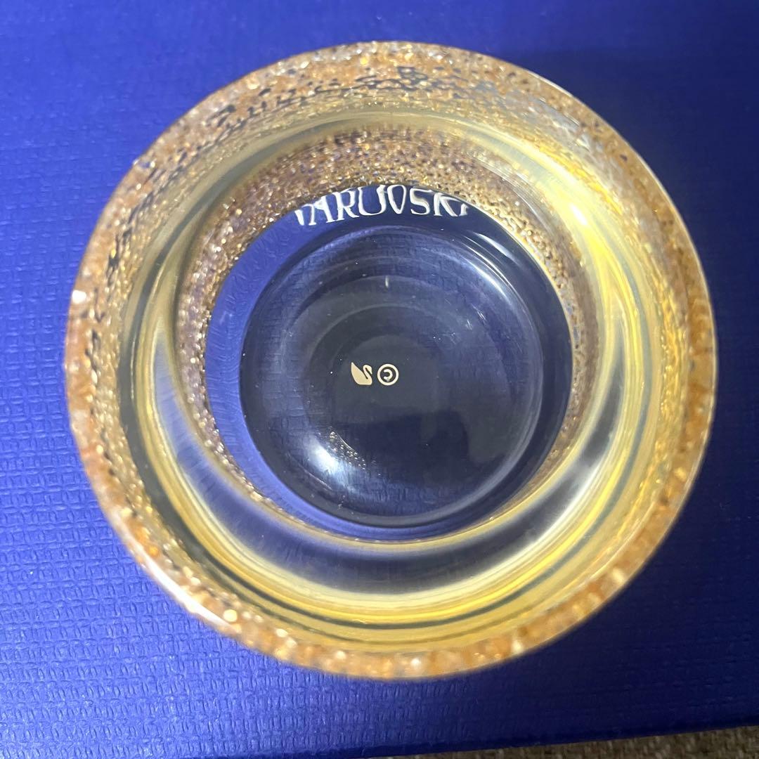 スワロフスキー　キャンドルホルダー　ゴールデンシャドウ　正規品　美品