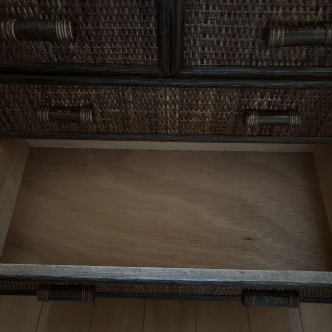 ヴィンテージ　ラタン　チェスト