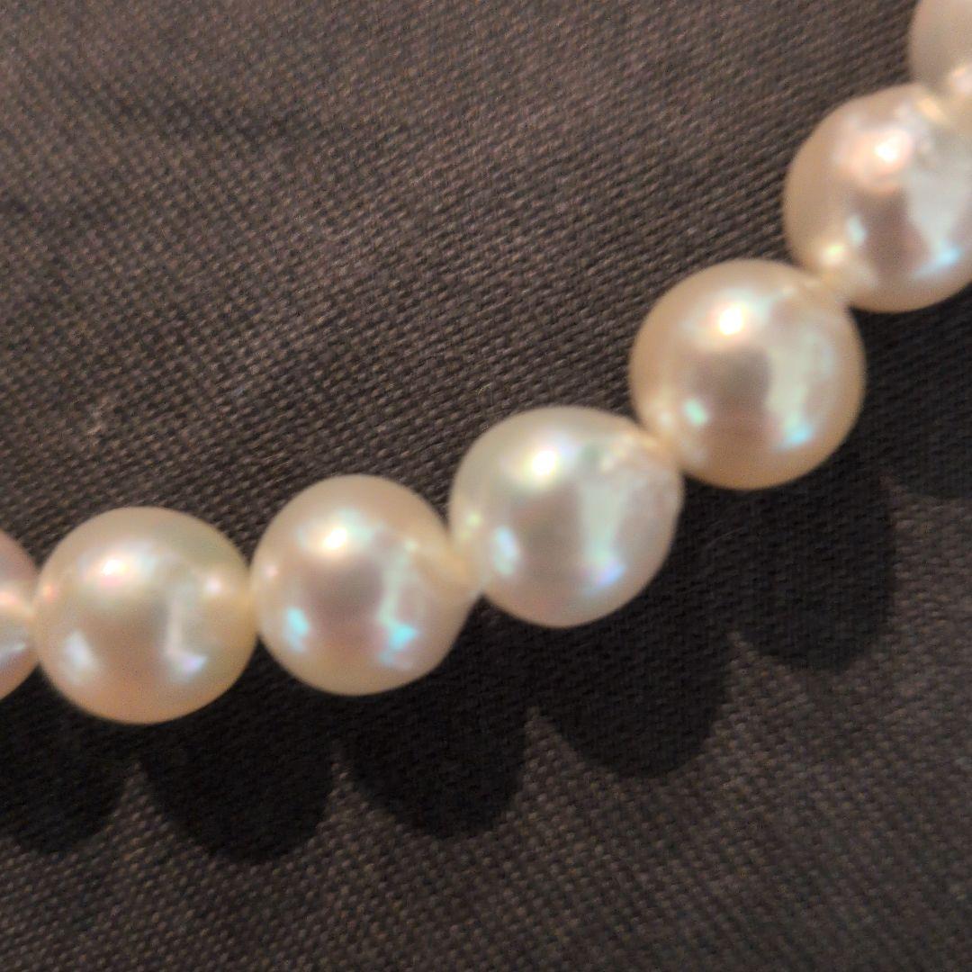 ペルラジオーネ　バロック真珠の一連ネックレス42センチ