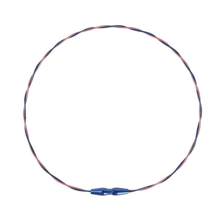 phiten RAKUWAネックトルネード ネイビー × ピンク ４３cm