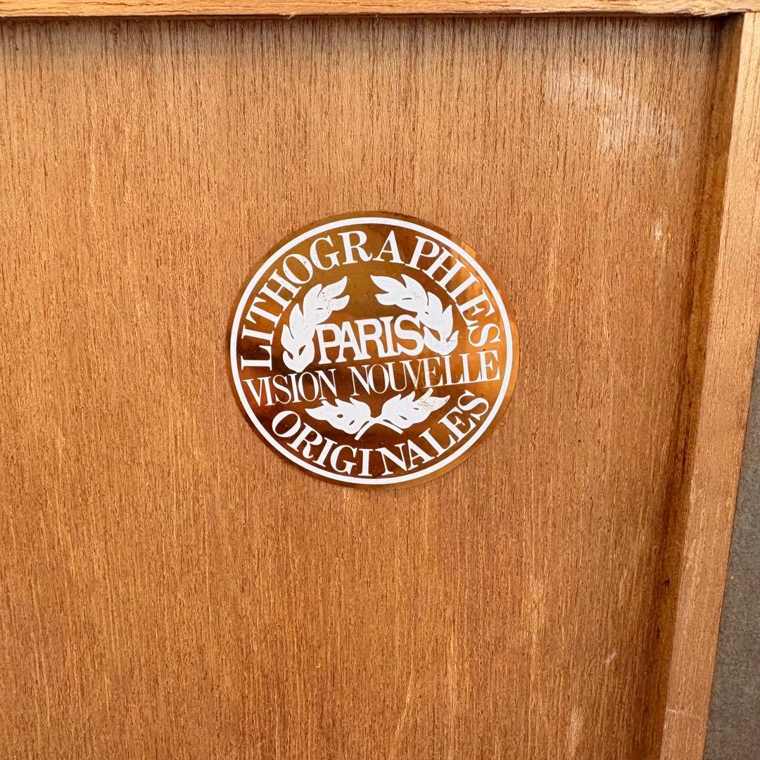 テオ・トビアス リトグラフ 直筆サイン・メッセージ入りHCエディション 絵画額装