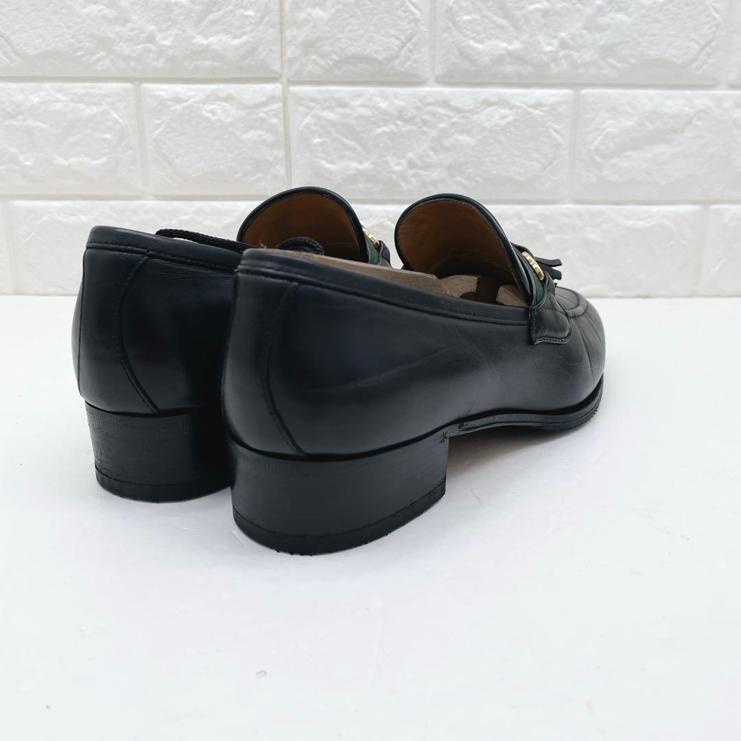 GUCCI シェリーライン インターロッキング ローファー タッセル 38サイズ