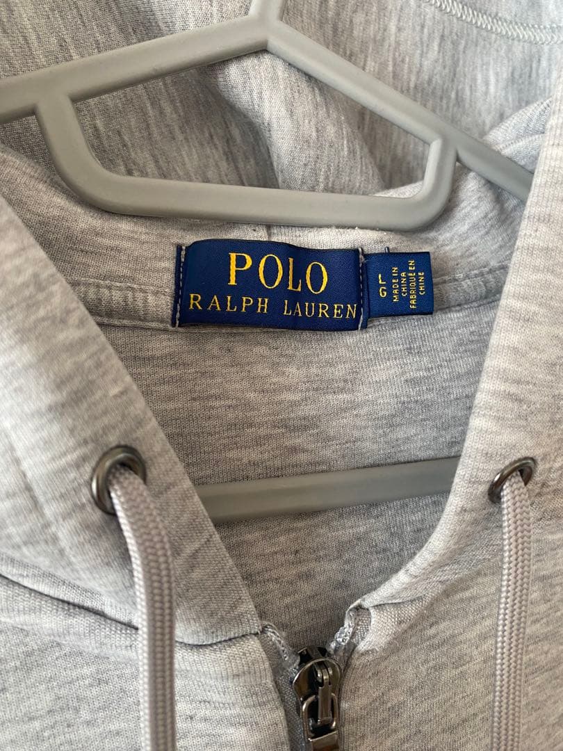 ラルフローレン メンズ スウェット セットアップ グレー L ジップ パーカー