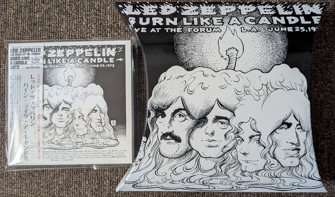 レッド・ツェッペリン:バーン・ライク・ア・キャンドル✳️7CD＆Tシャツ