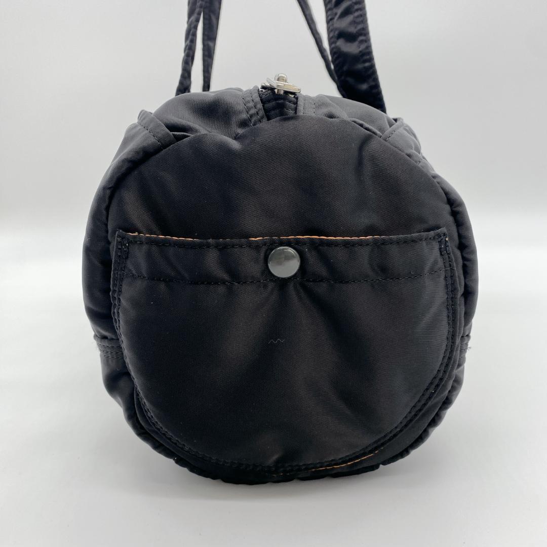 極美品 ポーター タンカー ミニボストン ドラム ロゴ綺麗