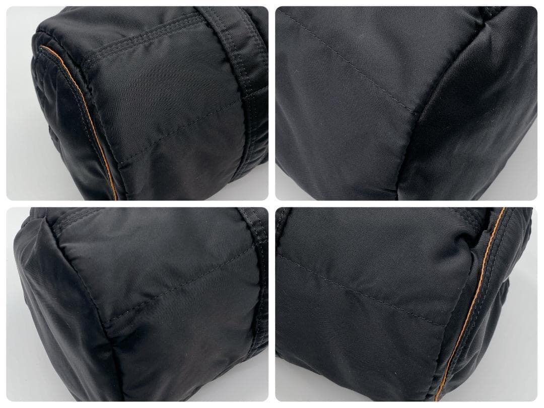 極美品 ポーター タンカー ミニボストン ドラム ロゴ綺麗