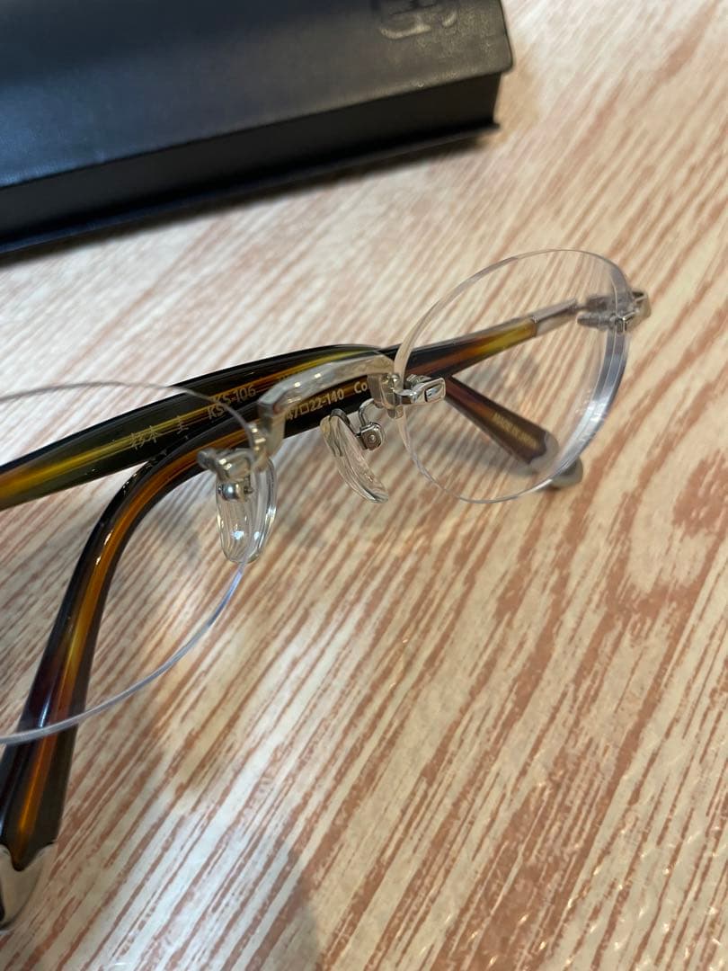 【即日発送】杉本圭　メガネ　KS-106 シルバー