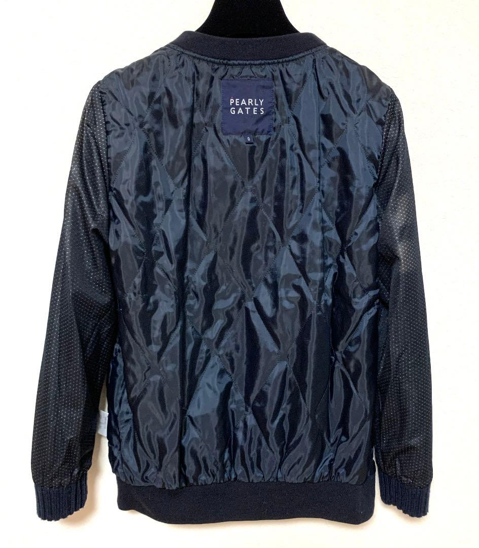 ☆美品☆パーリーゲイツ　レディース　ナイロン　ウール　中綿ブルゾン　セーター
