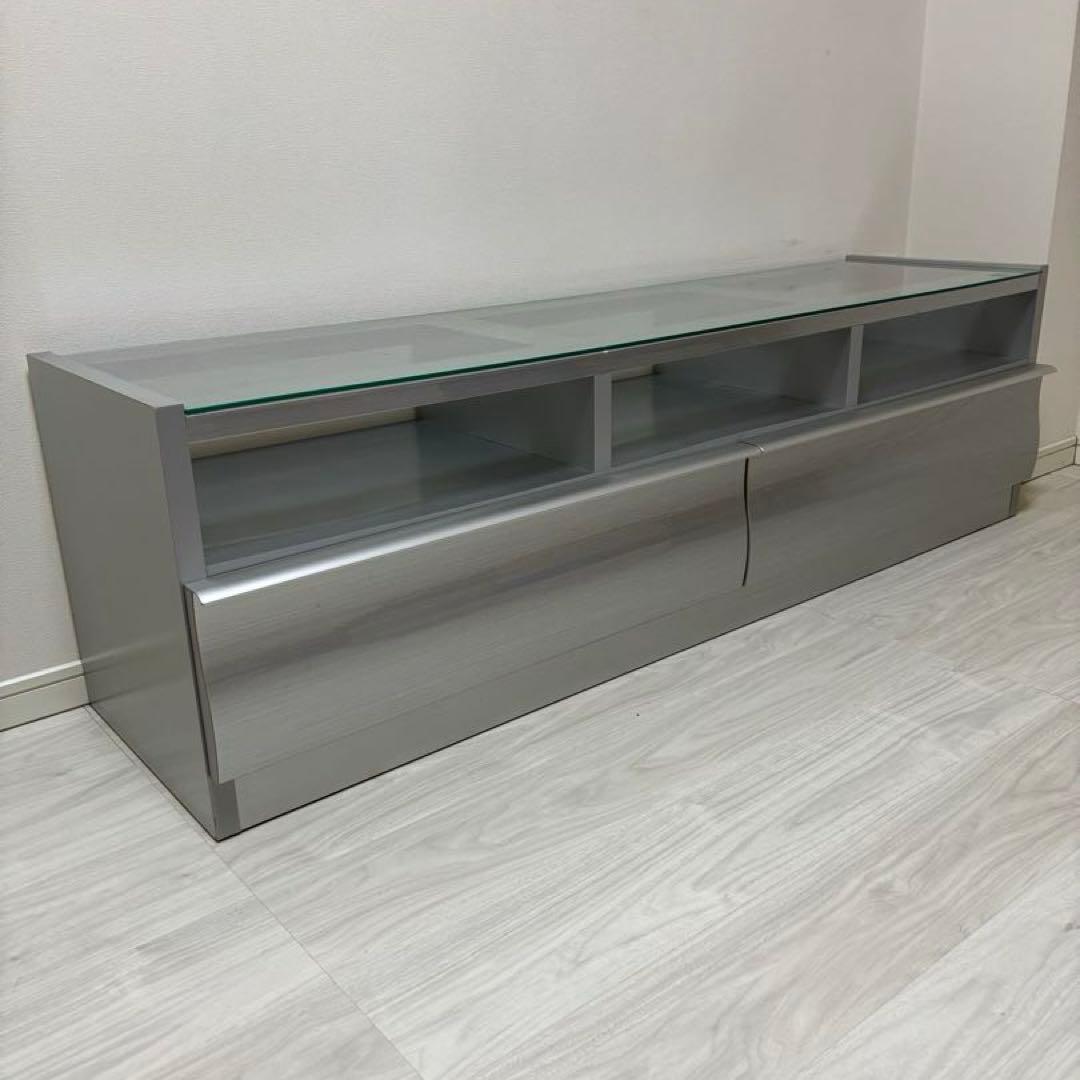 シルバー テレビボード・ローボード