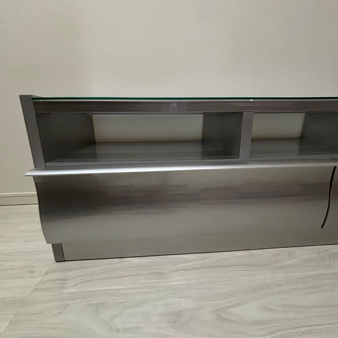 シルバー テレビボード・ローボード