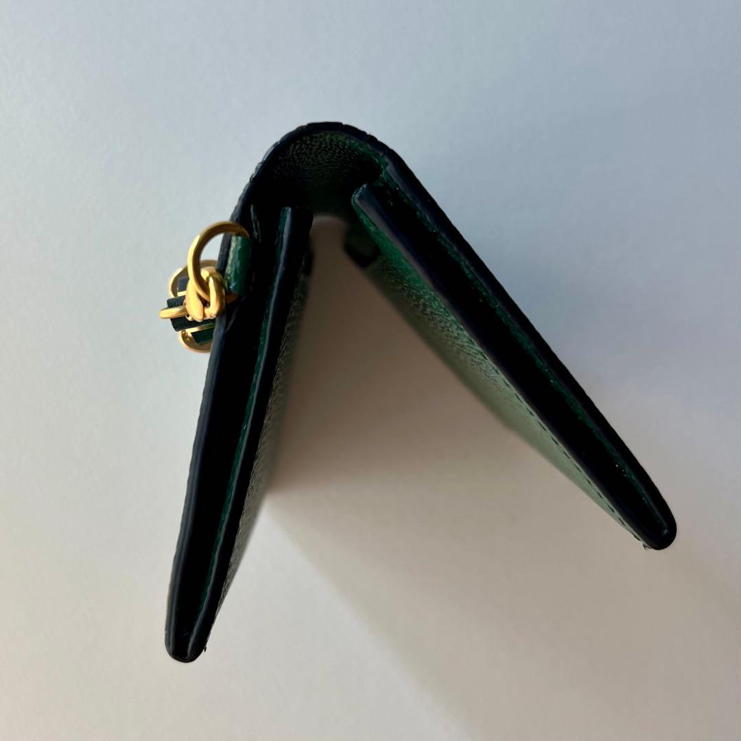 【Epoi】カードケース(カラー:くじゃく)箱あり, Made in Japan