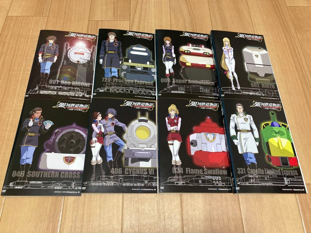 DVD 銀河鉄道物語 永遠への分岐点 全8巻