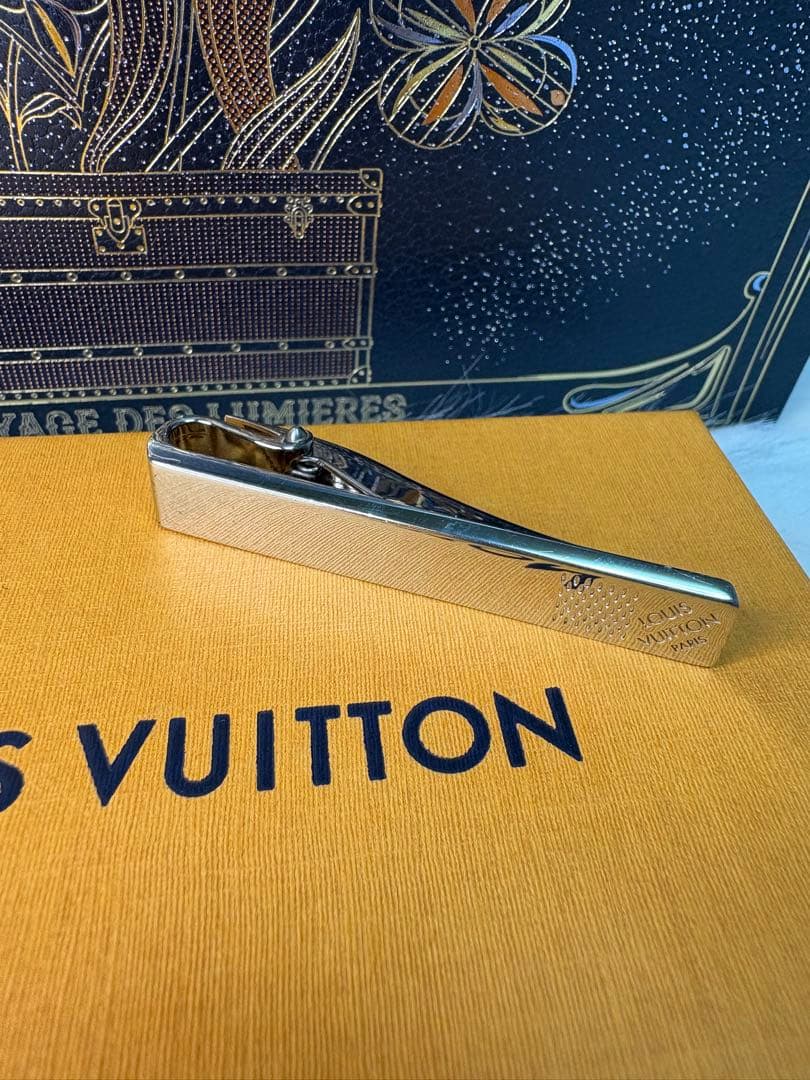 【極美品】 LOUIS VUITTON ルイヴィトン ネクタイピン LV ダミエ