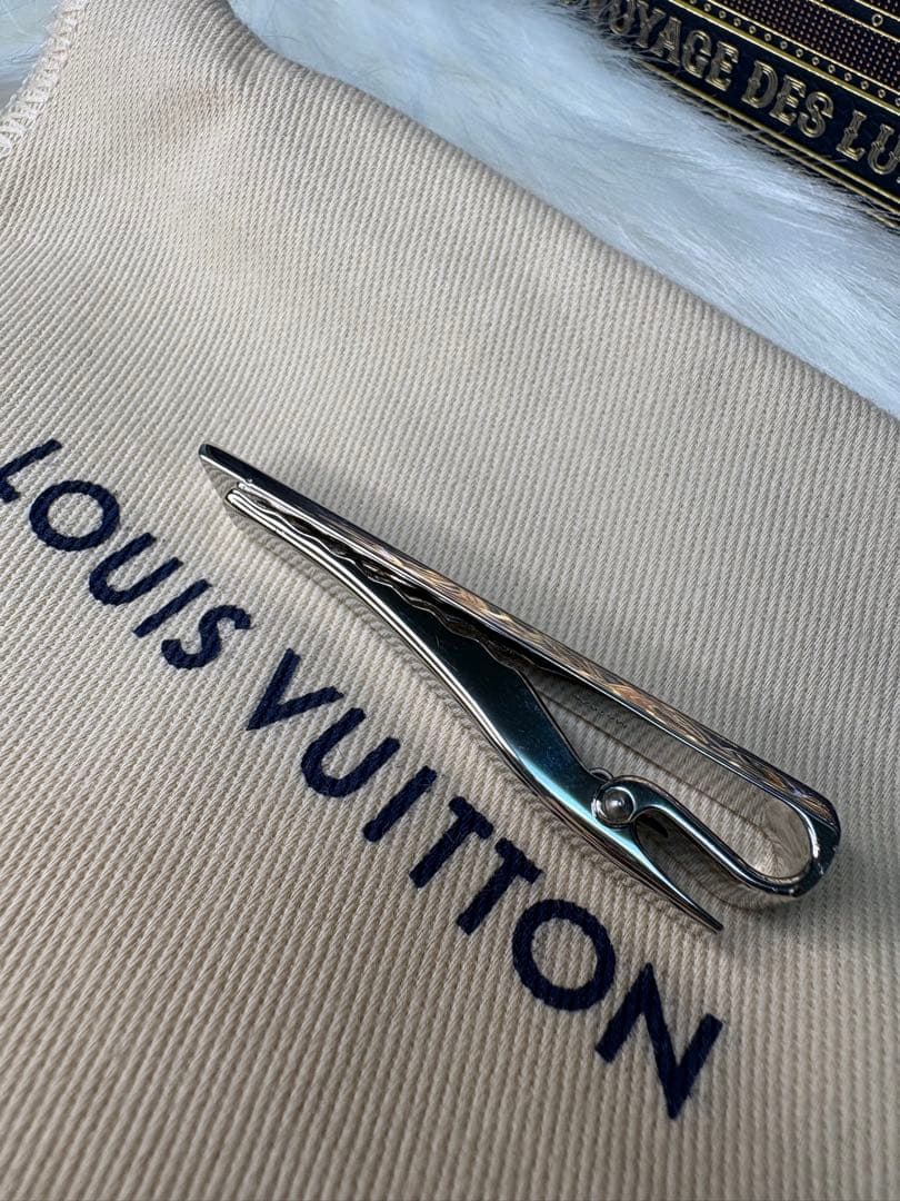 【極美品】 LOUIS VUITTON ルイヴィトン ネクタイピン LV ダミエ