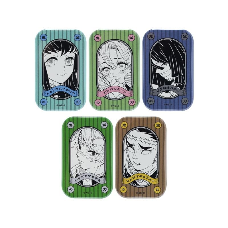 鬼滅の刃スクエア缶バッジコレクション（スタンド付き）第1弾全種セット-15種入り
