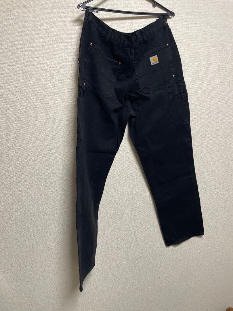 Carhartt ブラック　ダブルニーペインターダックパンツ　32×32 USA