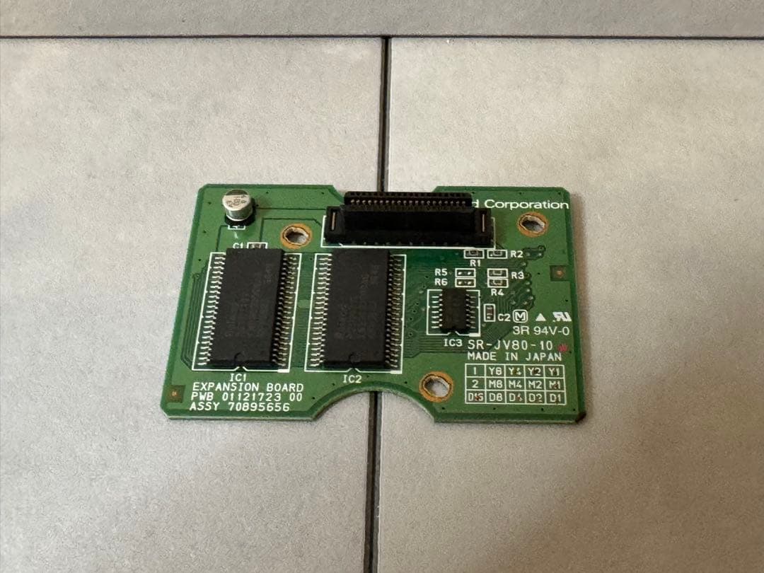 Roland SR-JV80-10 Bass & Drums サウンドカード