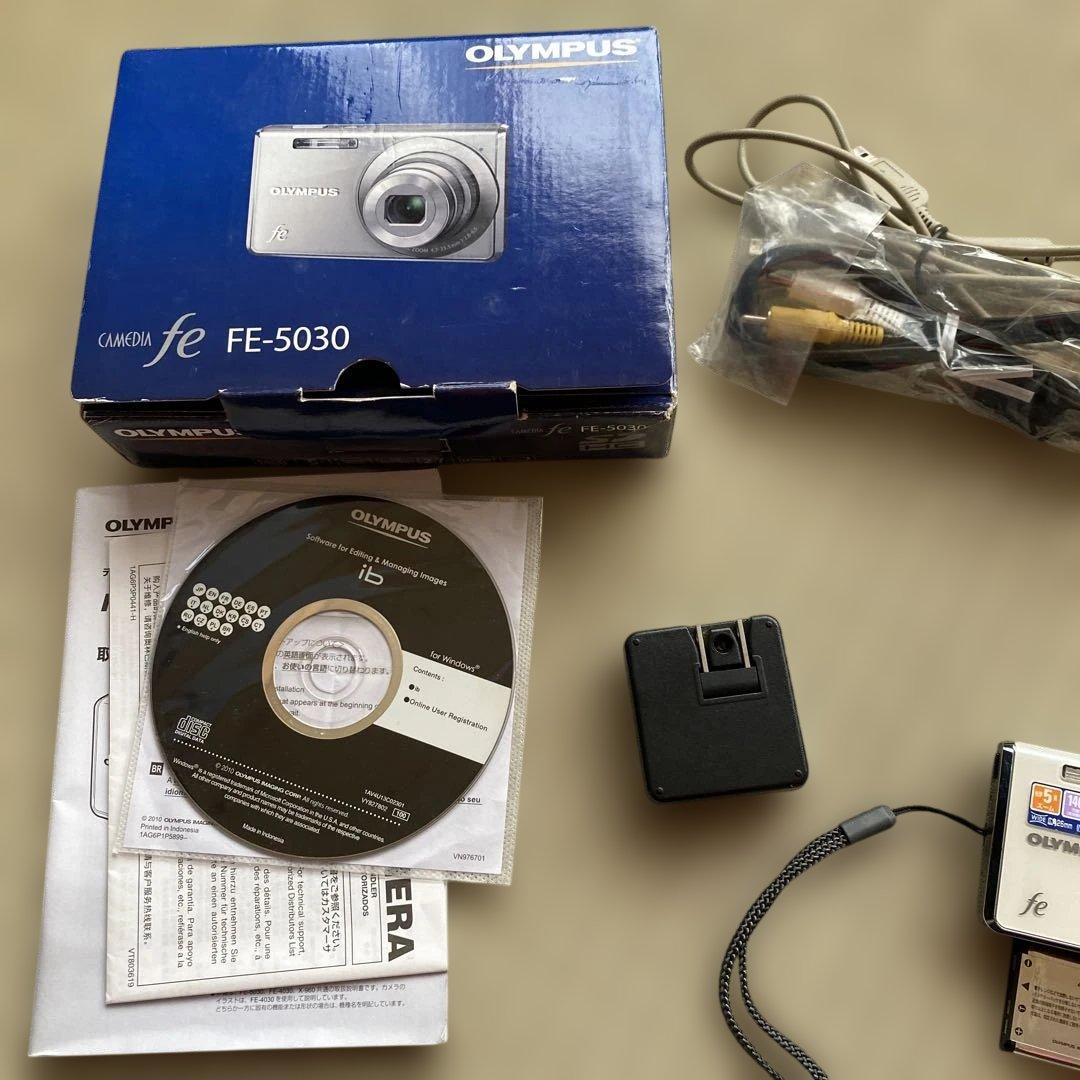 OLYMPUS FE-5030 コンパクトデジタルカメラ ピンク 動作品