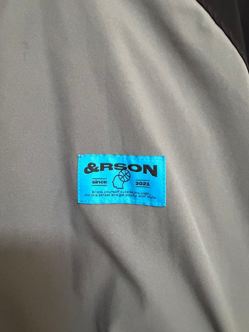 ジャケット・アウター &RSON LINE WIND BREAK JACKET