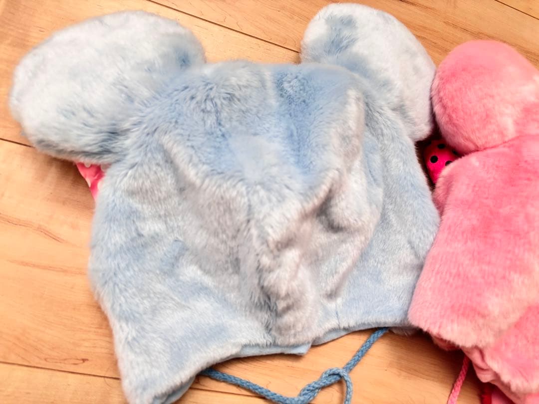 ミニー ファンキャップ 水色 ピンク 東京ディズニーリゾート 廃盤品 セット