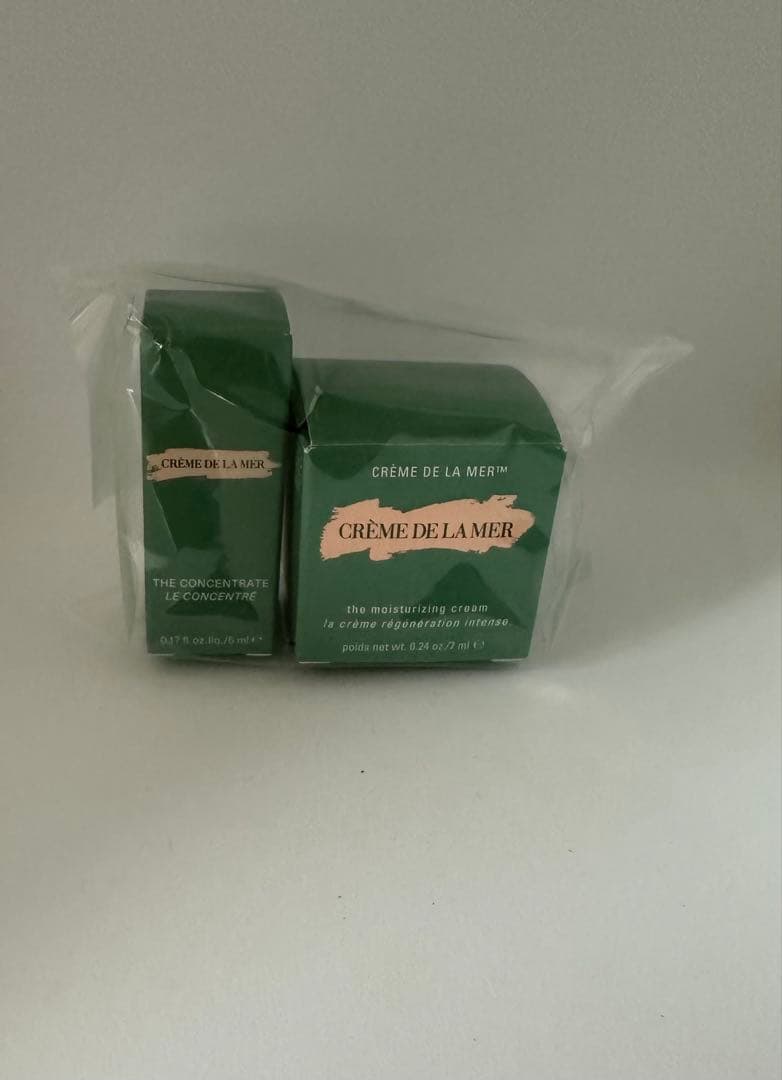 THE CONCENTRATE & CRÈME DE LA MERサンプルセット