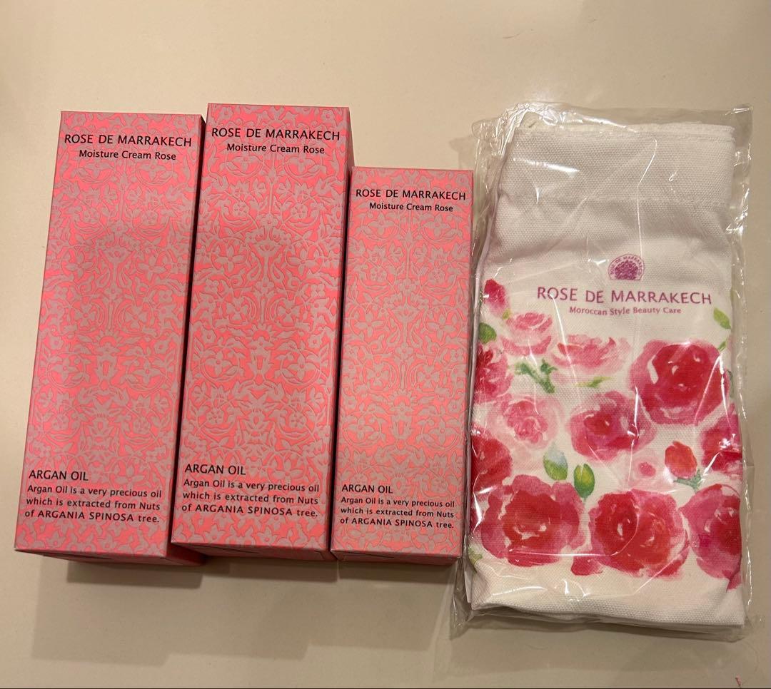 ローズドマラケシュ　モイスチャークリームローズ200gx2，100gx1