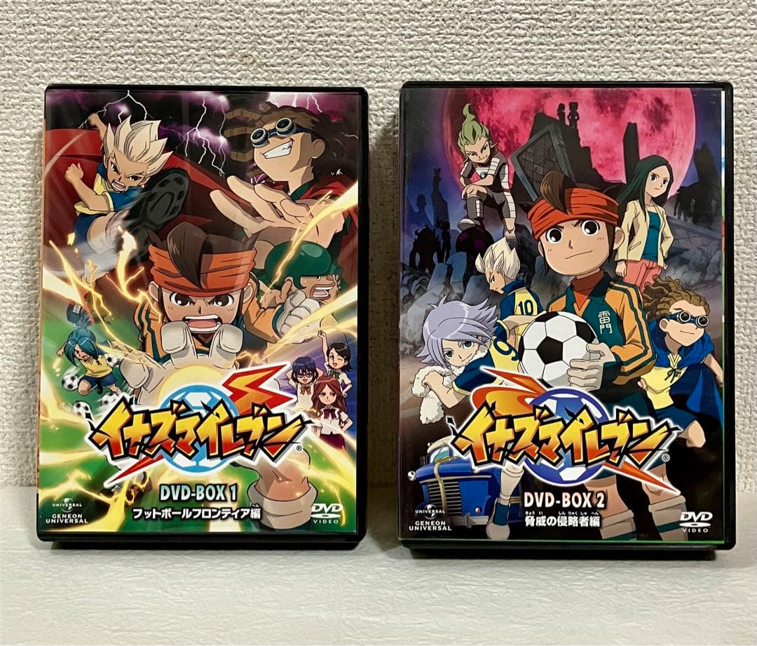 イナズマイレブン DVD-BOX1 & DVD-BOX2【中古】